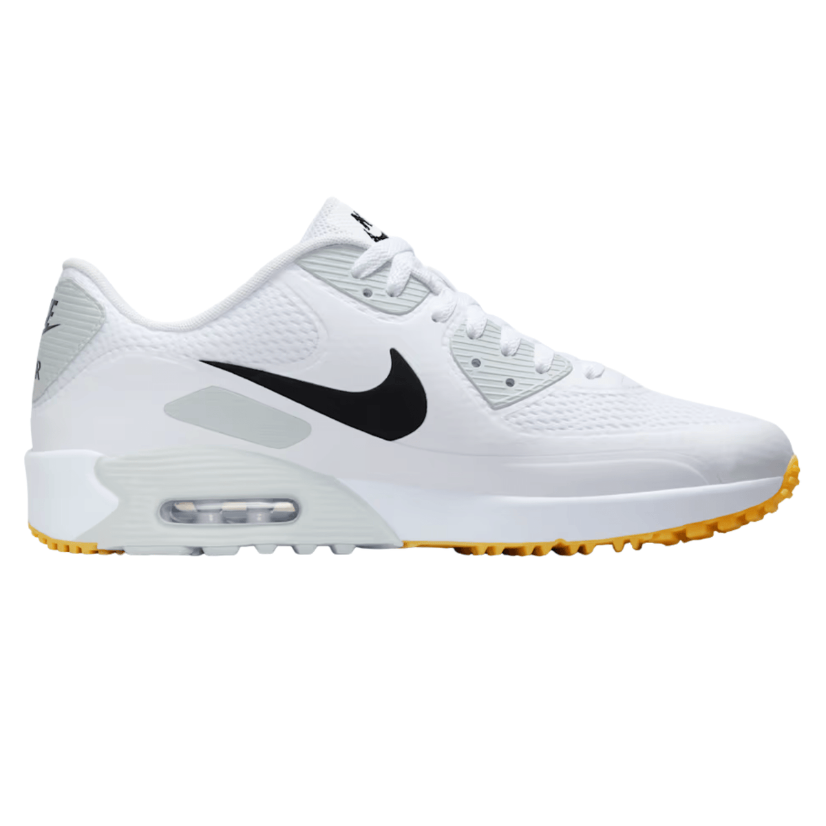 Nike Air Max 90 G Spikeless Golf Shoes White Black Medium