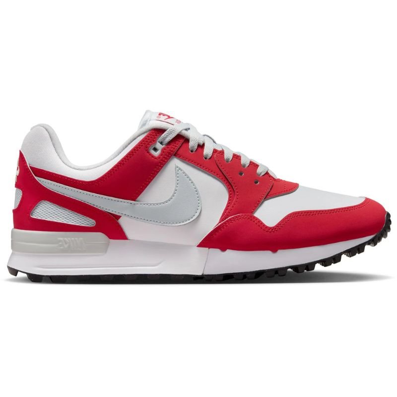 Nike Air Pegasus 89 G Spikeless Golf Shoes University Red White Black Pure Platinum Medium