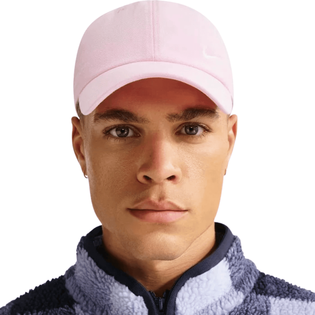 Nike Club Unstructured Small Swoosh Golf Hat Pink Foam Sail
