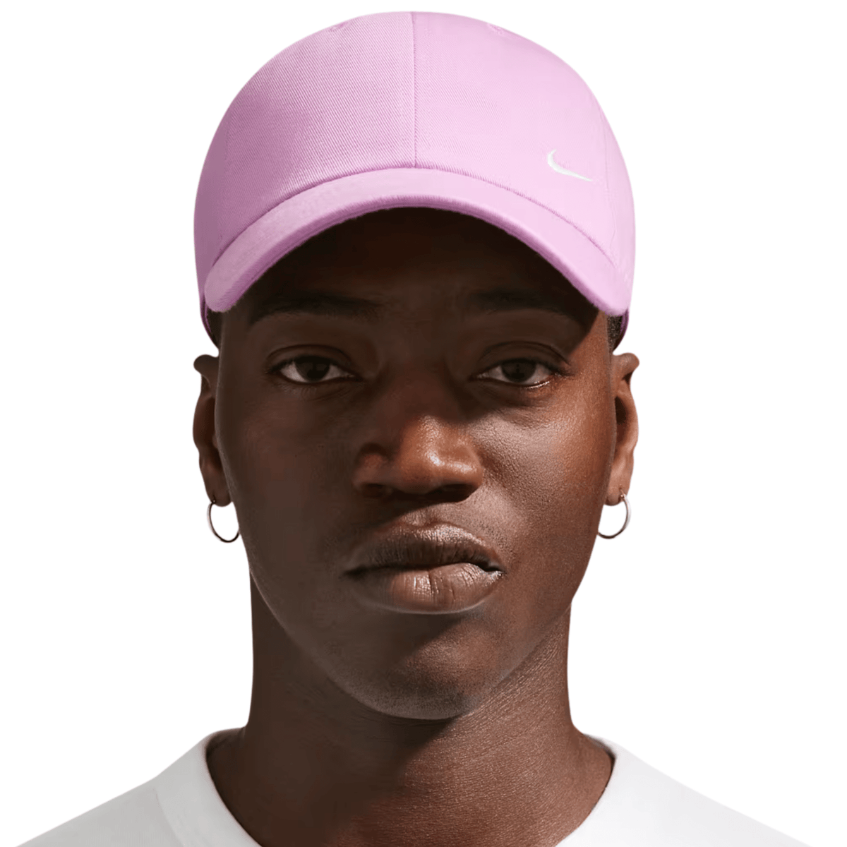 Nike Club Unstructured Small Swoosh Golf Hat Light Magenta Sail
