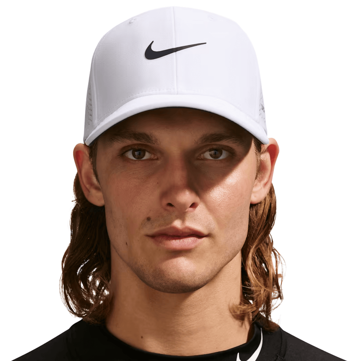 Nike Dri - FIT ADV SwooshFlex Rise Golf Hat White/Anthracite/Black S/M