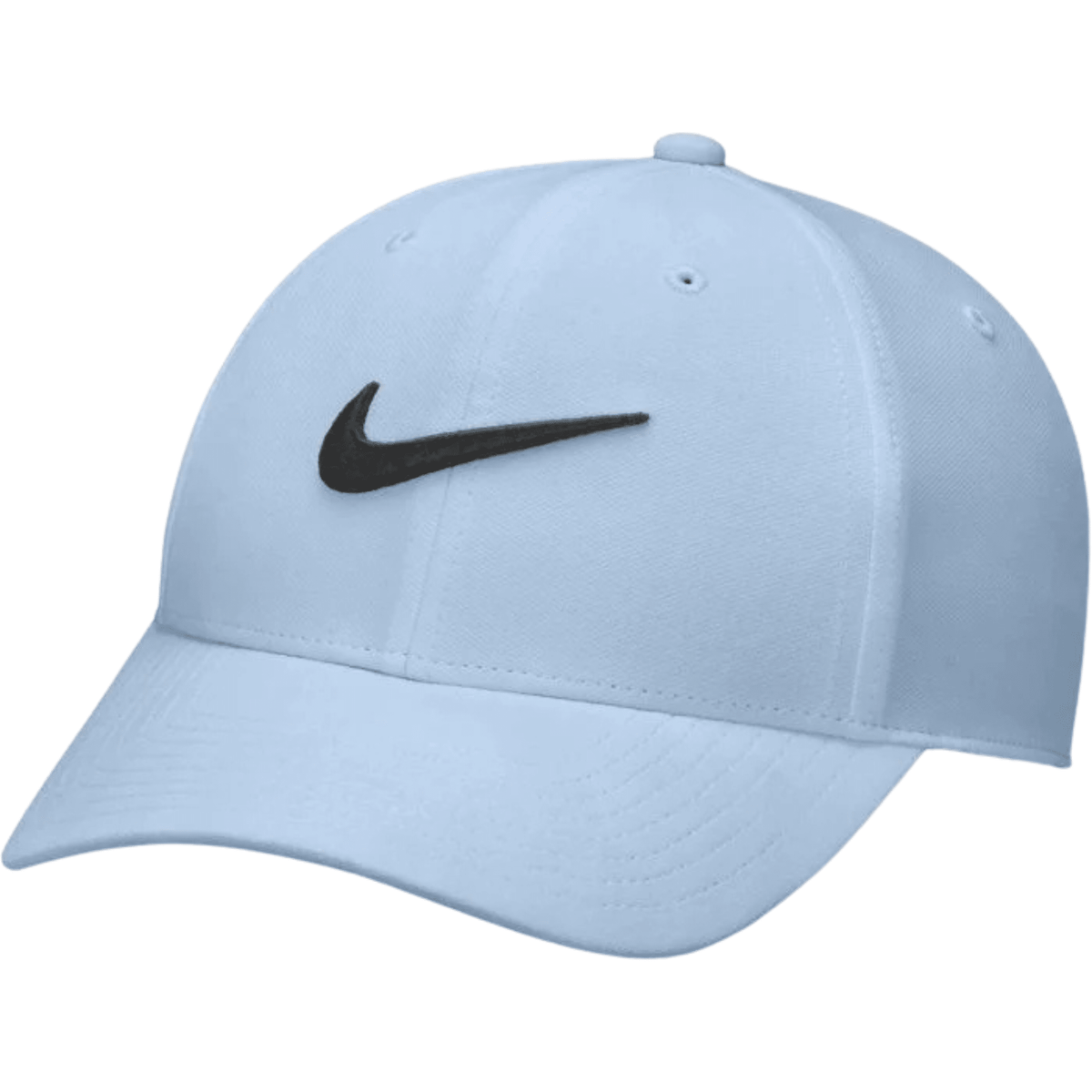 Nike Dri-FIT Club Structured Swoosh Golf Hat Hydrogen Blue Black