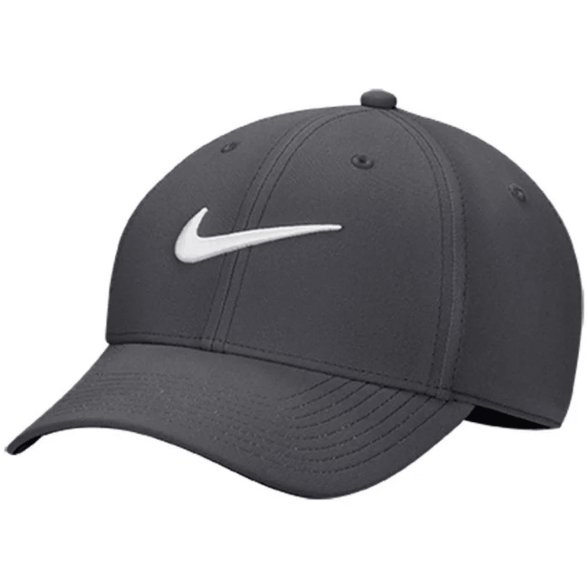Nike Dri-FIT Club Structured Swoosh Golf Hat Dark Smoke