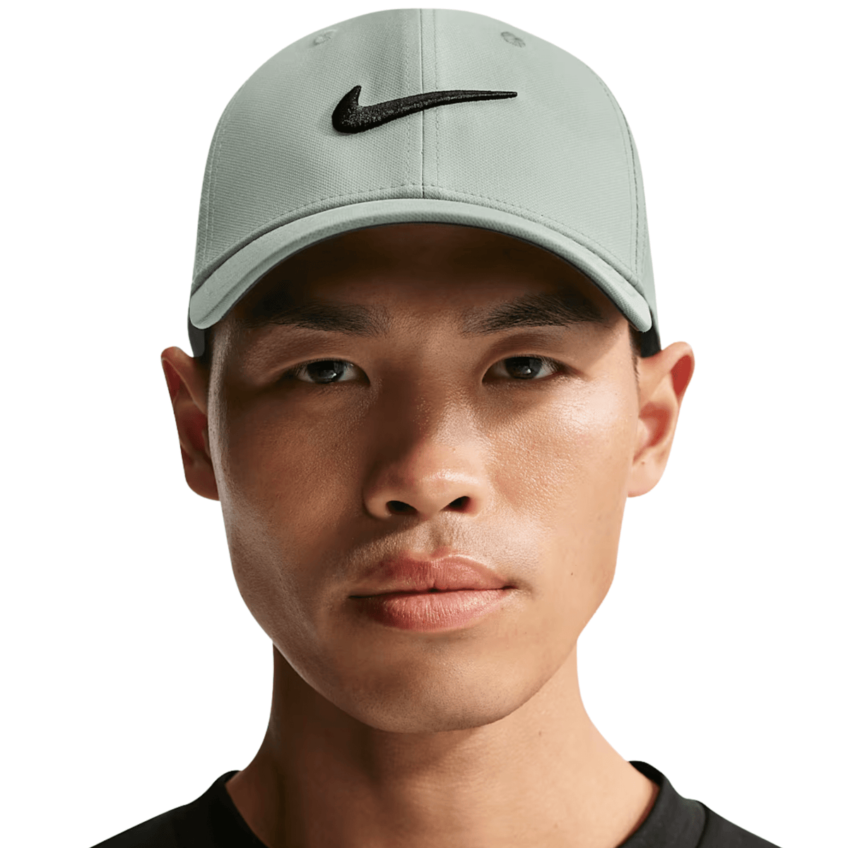 Nike Dri-FIT Club Structured Swoosh Golf Hat Steam Black