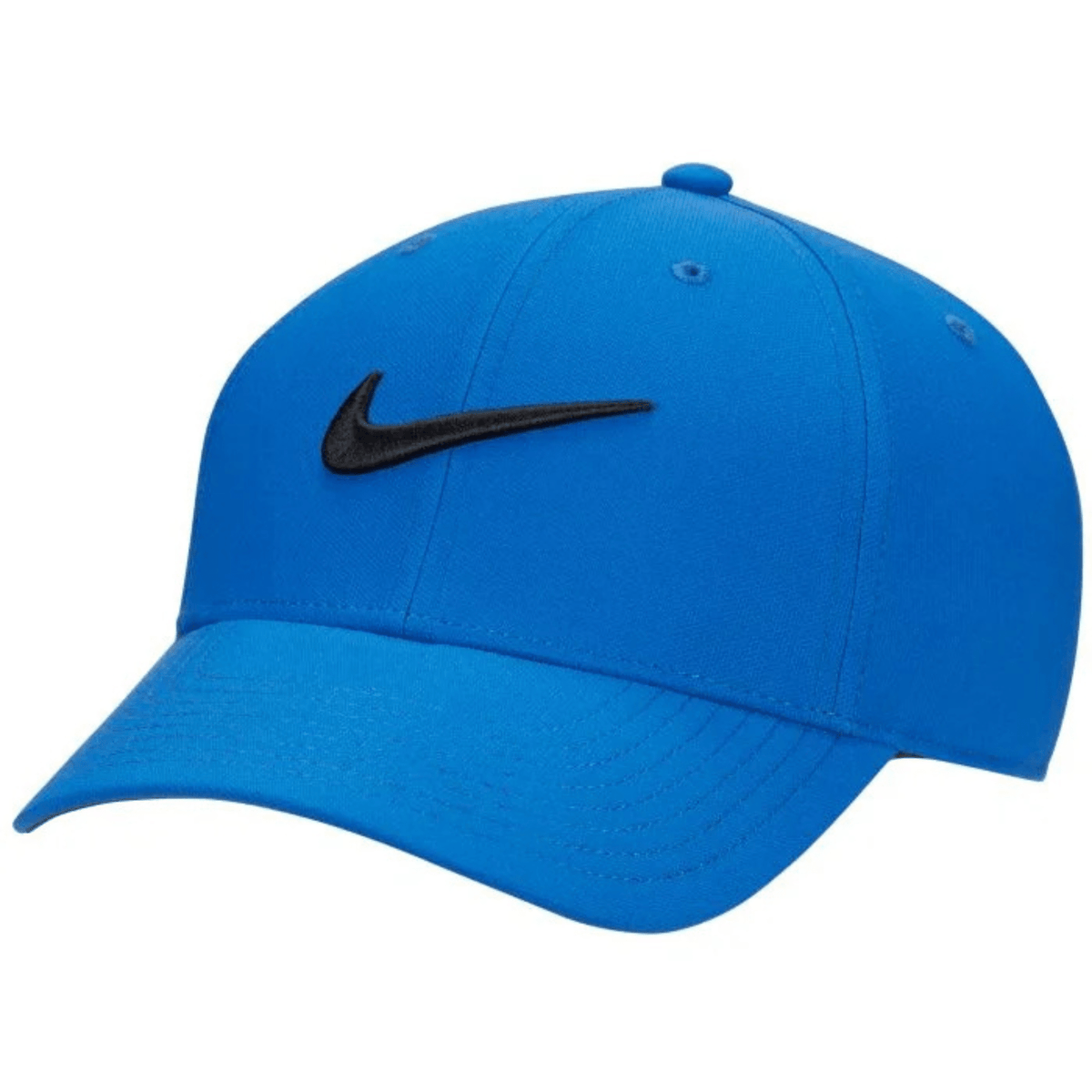 Nike Dri-FIT Club Structured Swoosh Golf Hat Game Royal Black