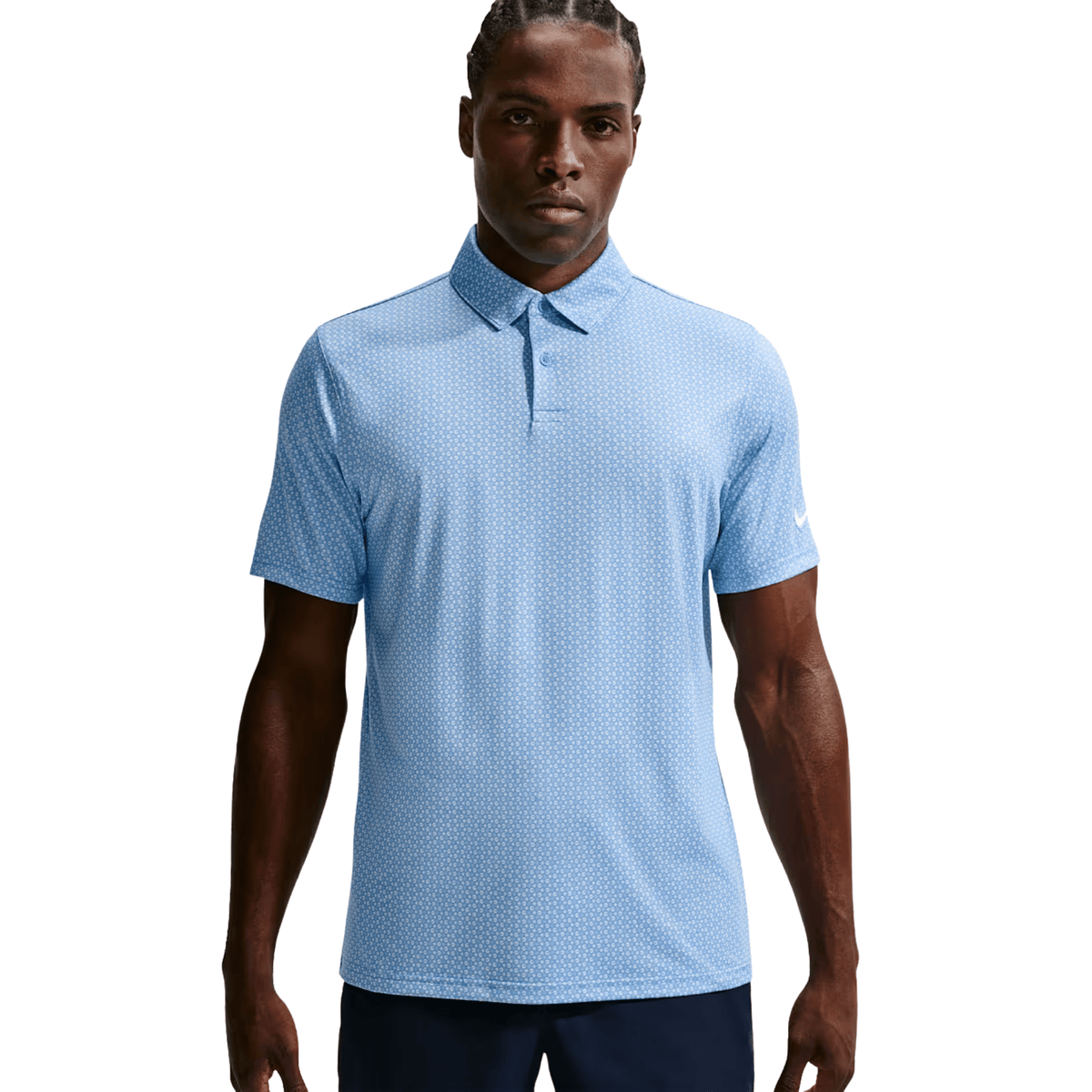 Nike Dri-FIT Velocity Polo Pacific Blue White