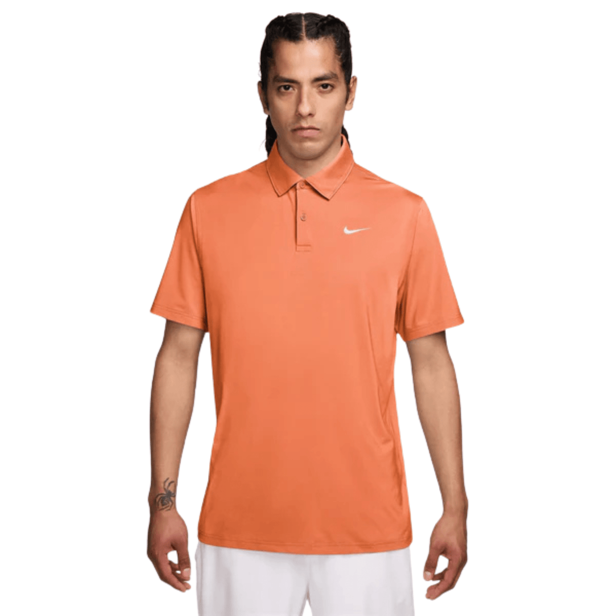 Nike Dri-FIT Velocity Solid Polo Orange Frost White