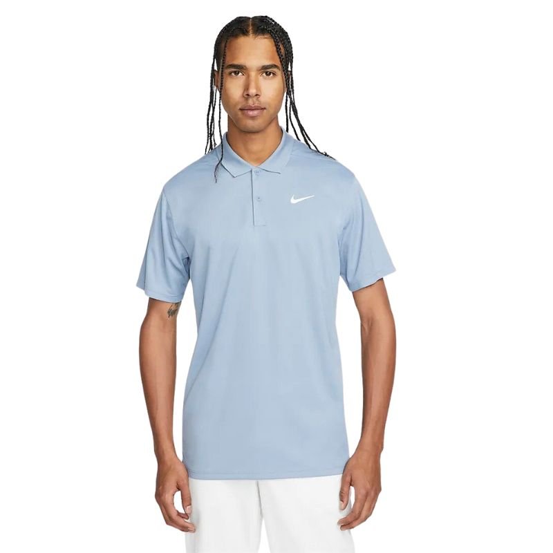 Nike Dri-FIT Victory Solid Polo Slate White