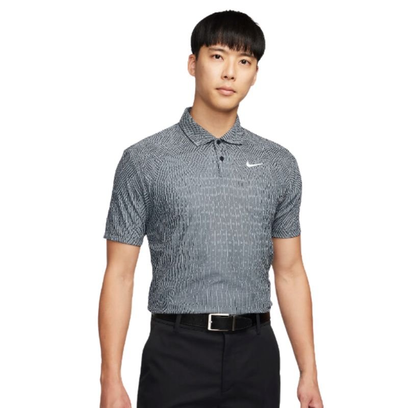 Nike Tour Dri-FIT ADV Golf Polo Cool Grey Black White