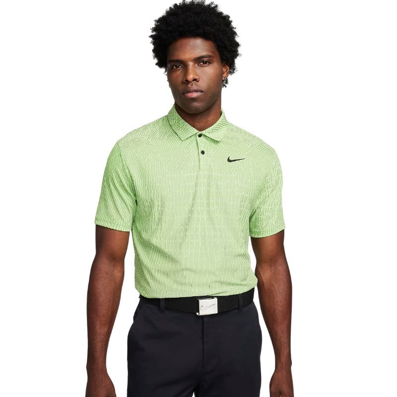 Nike Tour Dri-FIT ADV Golf Polo Honeydew Chlorophyll Black