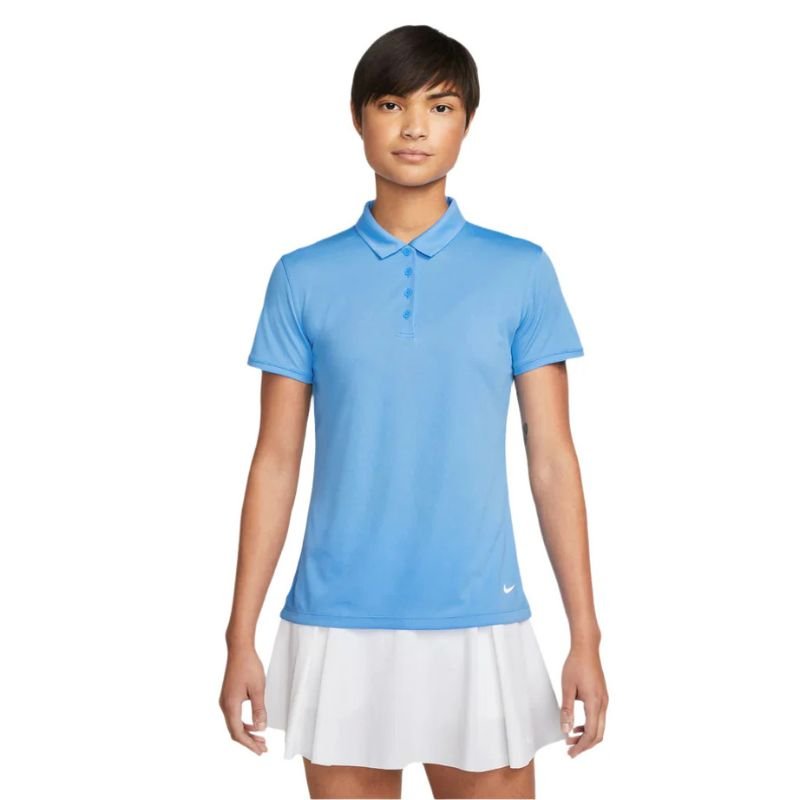 Nike Women's Prior Gen. Dri-FIT Victory Polo University Blue