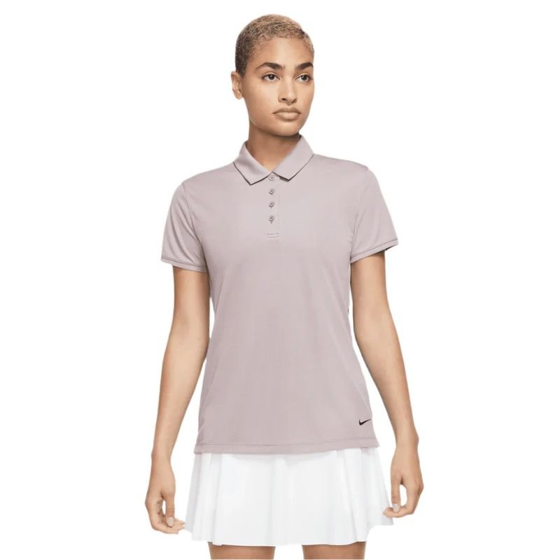 Nike Women's Prior Gen. Dri-FIT Victory Polo Platinum Violet