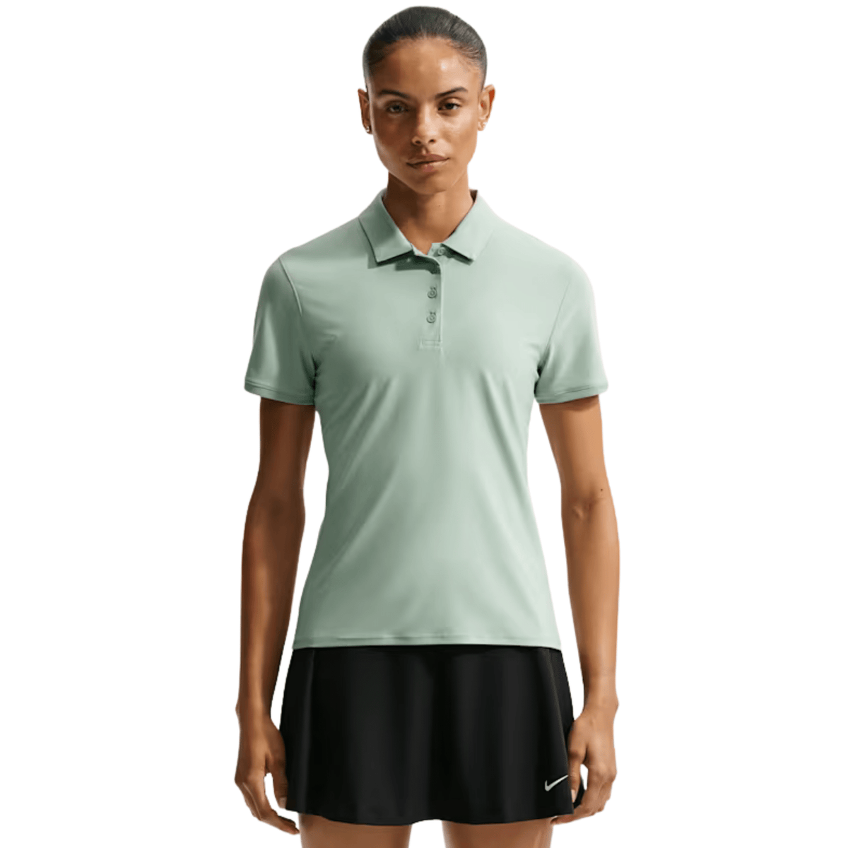 Nike Women's Dri-FIT Victory Sleeveless Golf Polo Steam White