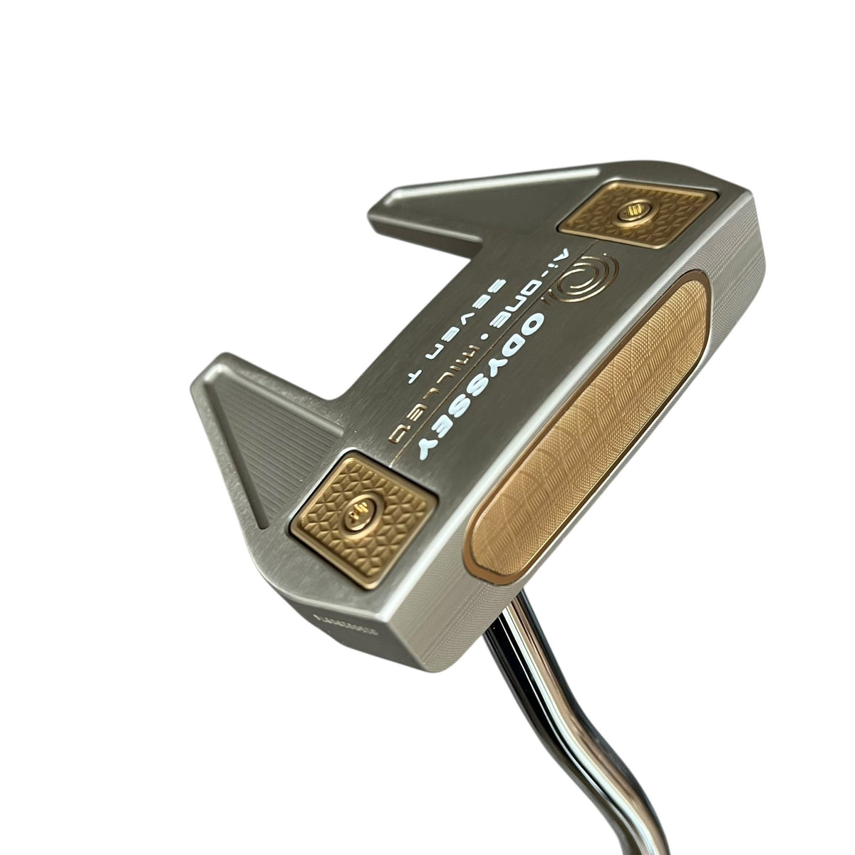 Odyssey Ai-ONE Milled Silver Seven T Putter - Double Bend - Indoor Demo