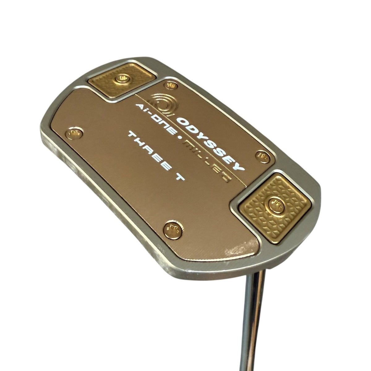 Odyssey Ai-ONE Milled Silver Three T Putter - Slant Neck - Indoor Demo