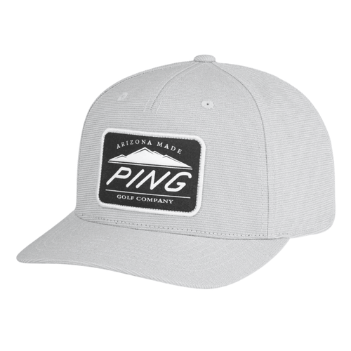 PING Camelback Patch Hat Light Grey