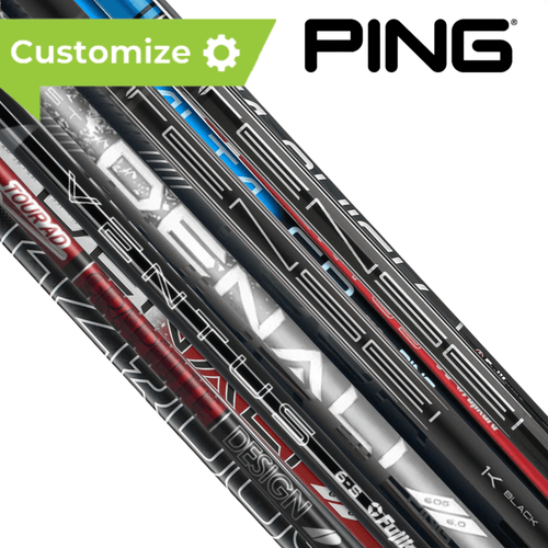 PING Driver Shafts with Grip & Tip - Compatible with G410 to G440 models - Build Your Own