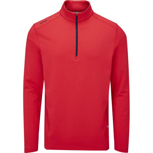 PING Edwin 1/4 Zip Sweater Poppy