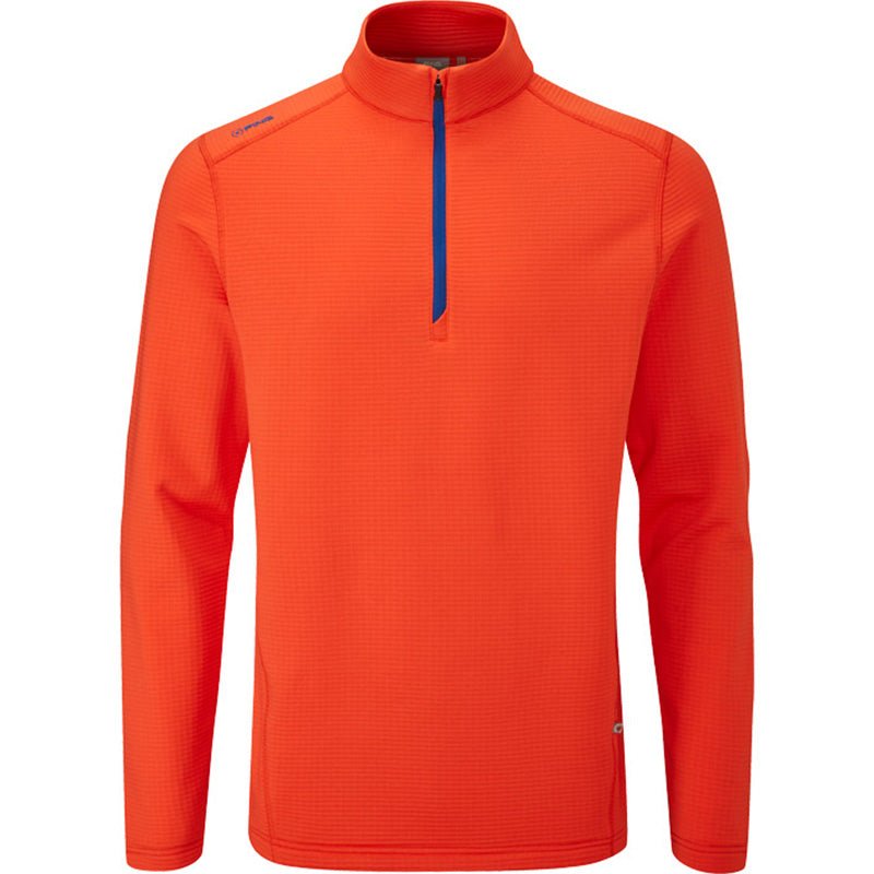 PING Edwin 1/4 Zip Sweater Flame