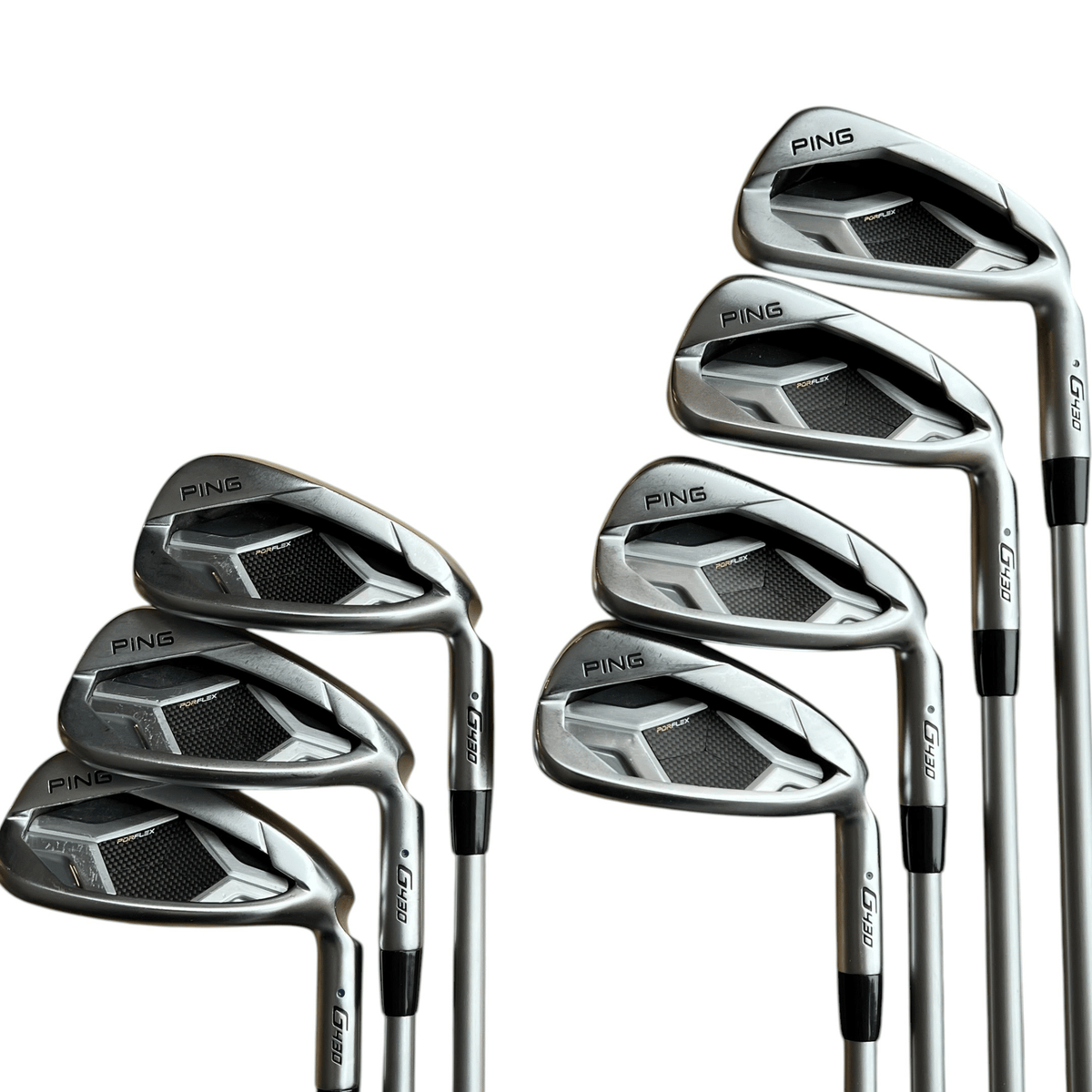 PING G430 Iron Set - Graphite - 6-PW, 45, 50 - Used Right Senior Graphite - Alta Quick 45g