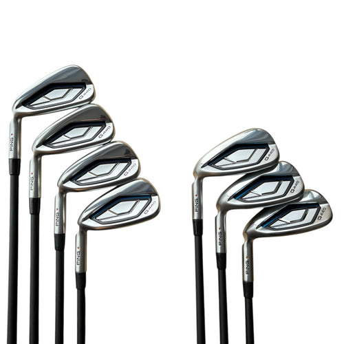 PING G440 Power Spec Iron Set - Graphite - 6-PW, UW, 50 - (-0.5" & 3° FLAT) - Used Left Senior Graphite - Alta CB (-0.5" 3° FLAT Power Spec Lofts)