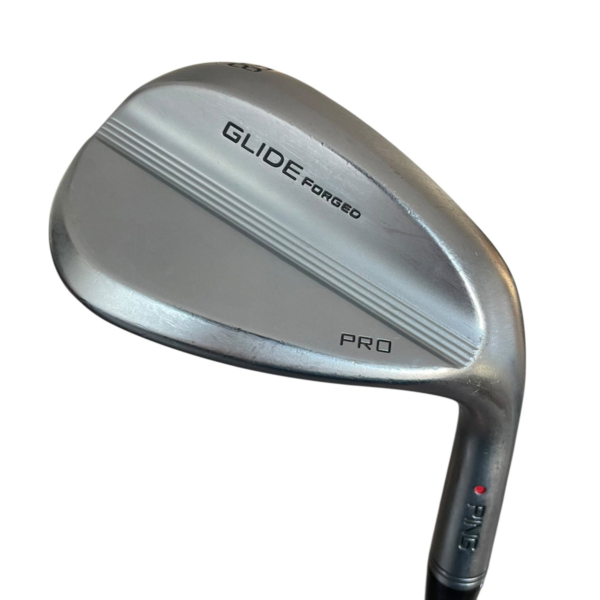 PING Glide Forged Pro Wedge - Used Right 58.10 S (Red Dot & 0.5" LONG 1° FLAT) True Temper Dynamic Gold S400