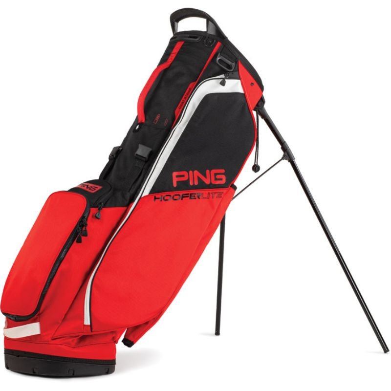PING Hoofer Lite Stand Bag Red Black White