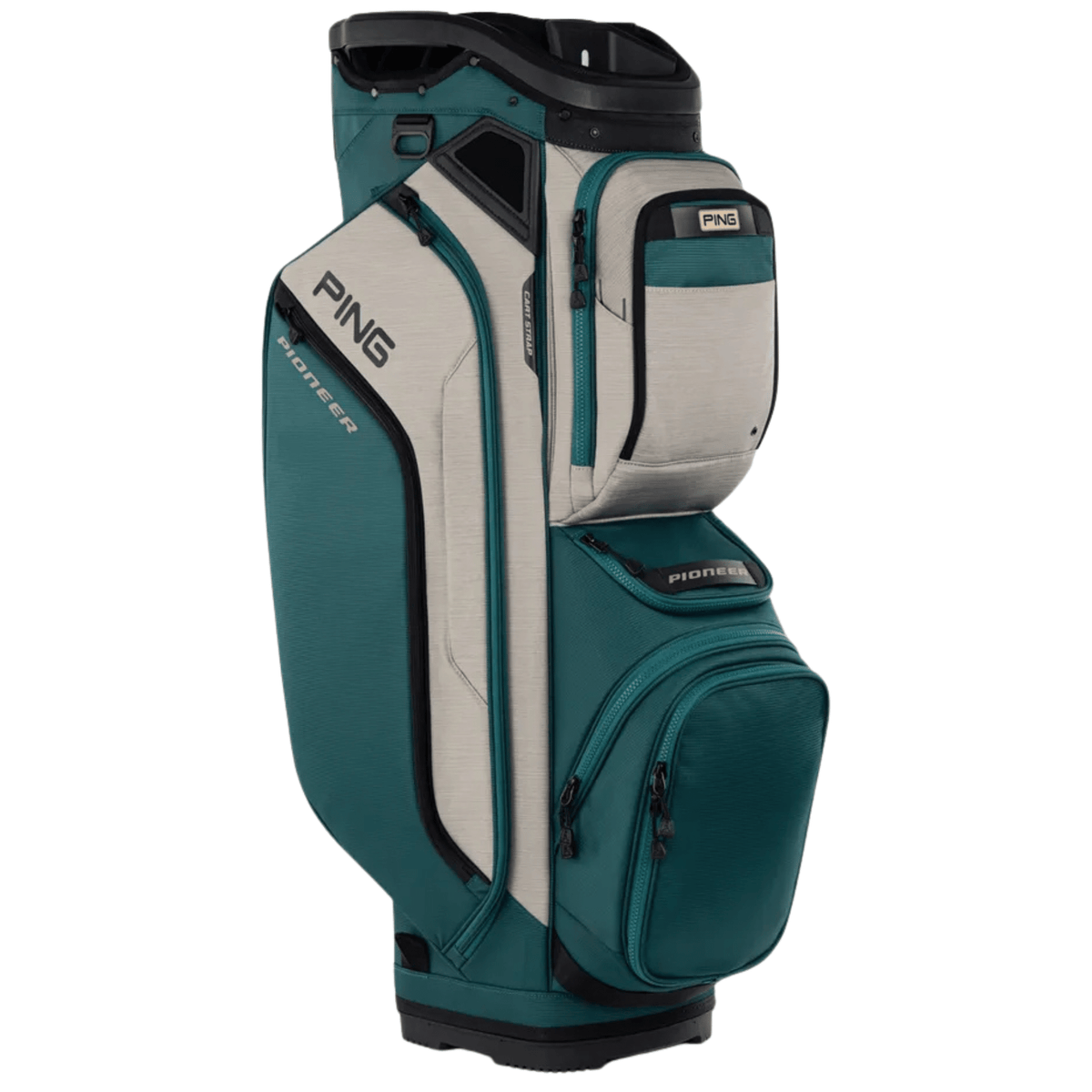 PING Pioneer Cart Bag Atlantic Sand Black