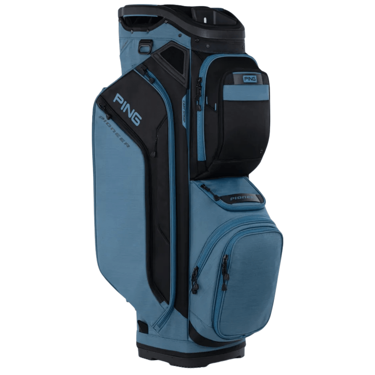 PING Pioneer Cart Bag Blue Slate Black