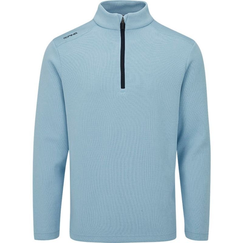 PING Ramsey 1/4 Zip Sweater Sky Blue