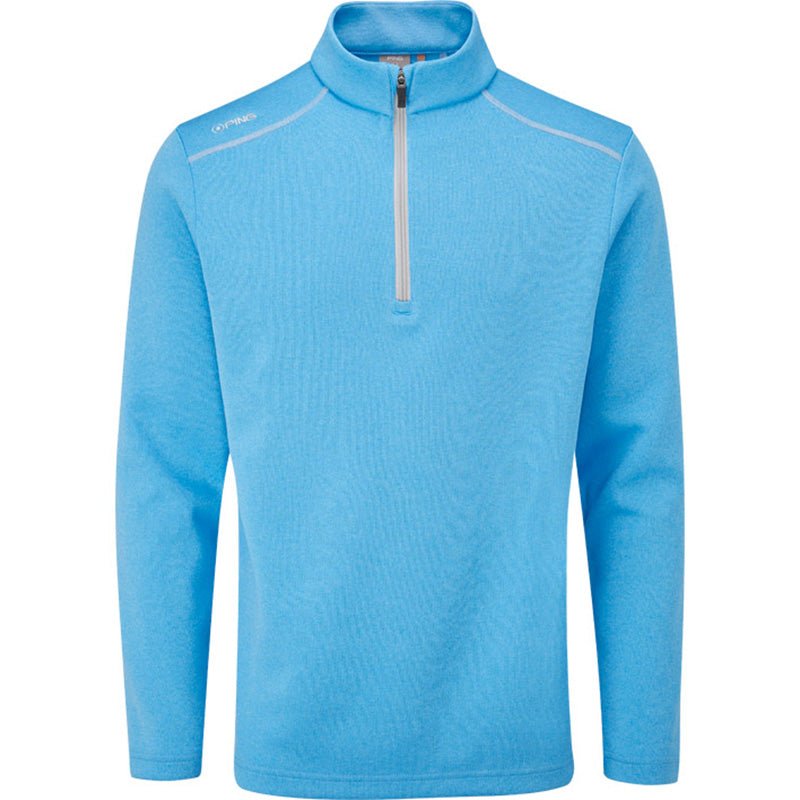 PING Ramsey 1/4 Zip Sweater Infinity Blue Marl