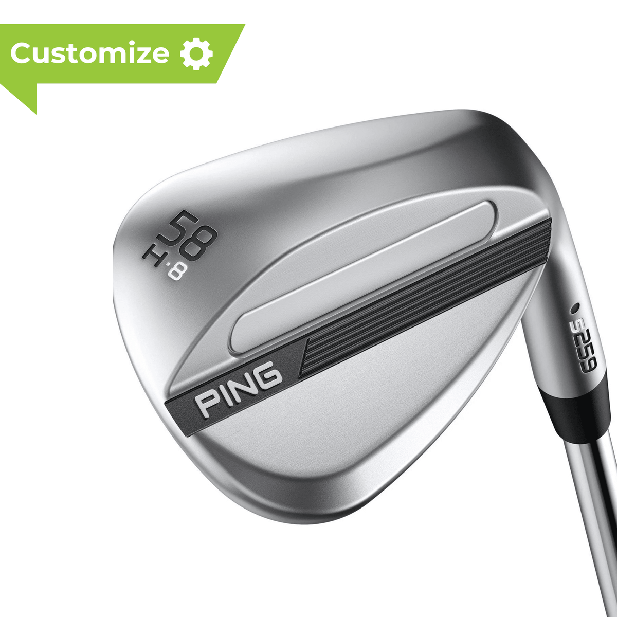 PING s259 Wedge - Hydropearl Chrome (Steel) - Build Your Own