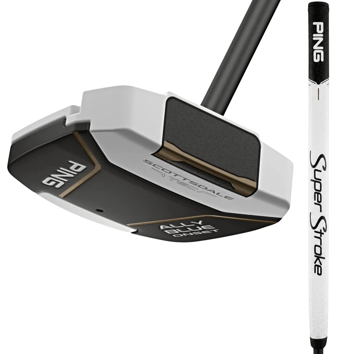 PING Scottsdale Tec Ally Blue Onset Counterbalance Putter 37.75"