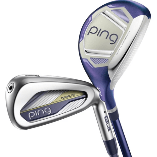 PING Women's G Le4 Combo Iron Set - 5H, 6H, 7-9, PW, SW - Graphite Ladies Graphite - PING ALTA LE LADIES
