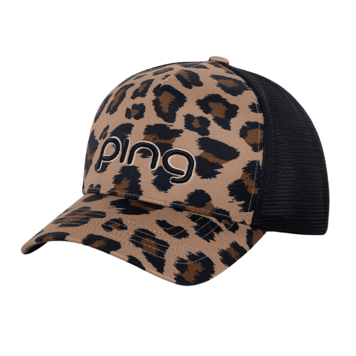 PING Women's TRUCKER CAP Leopard