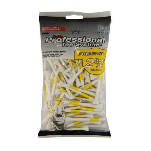 Pride Performance Wooden Golf Tees - 2 3/4" (100pk) White