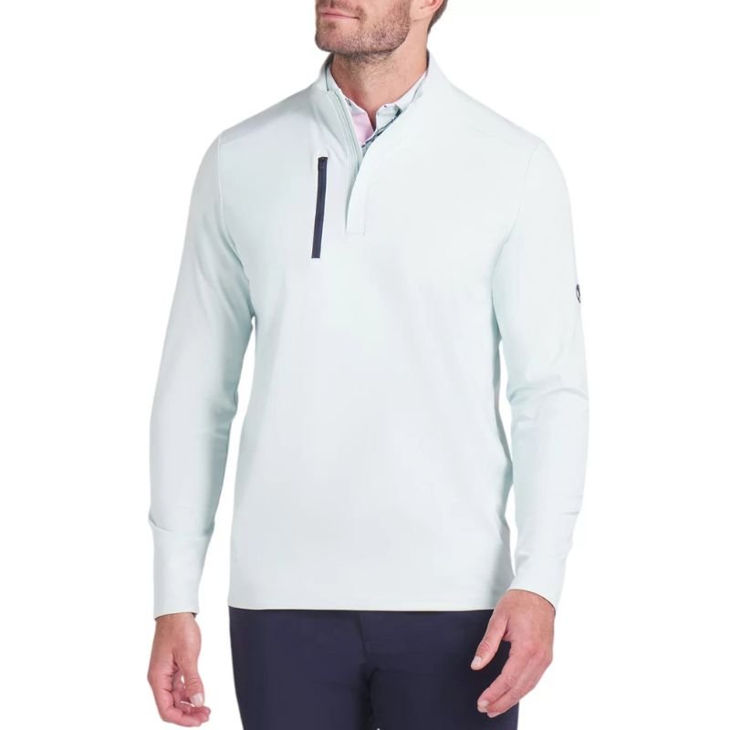 PUMA AP Cloudspun Tech 1/4 Zip Peaceful Blue