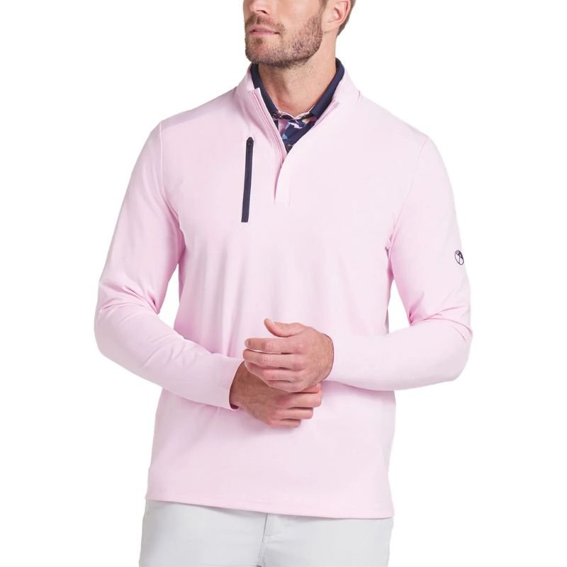PUMA AP Cloudspun Tech 1/4 Zip Pink