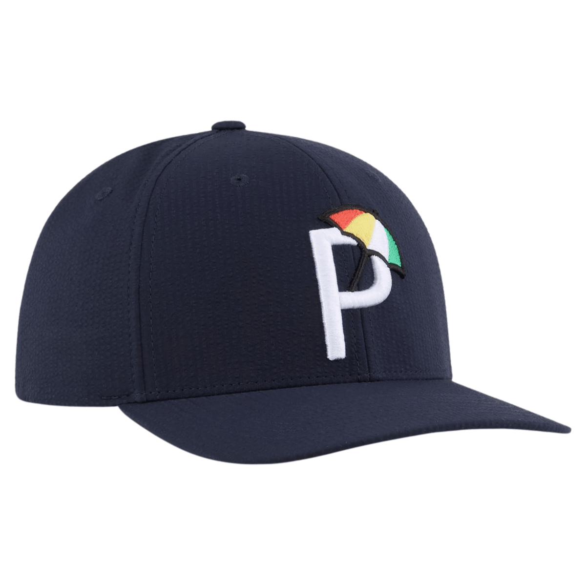 PUMA AP Seersucker 6-Panel Golf Cap Deep Navy OSFA