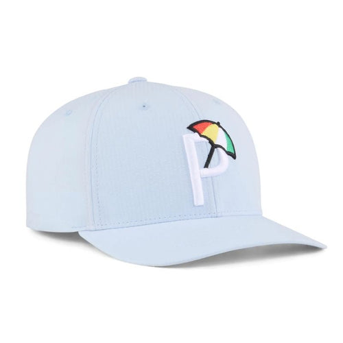 PUMA AP Seersucker 6-Panel Golf Cap Zen Blue OSFA