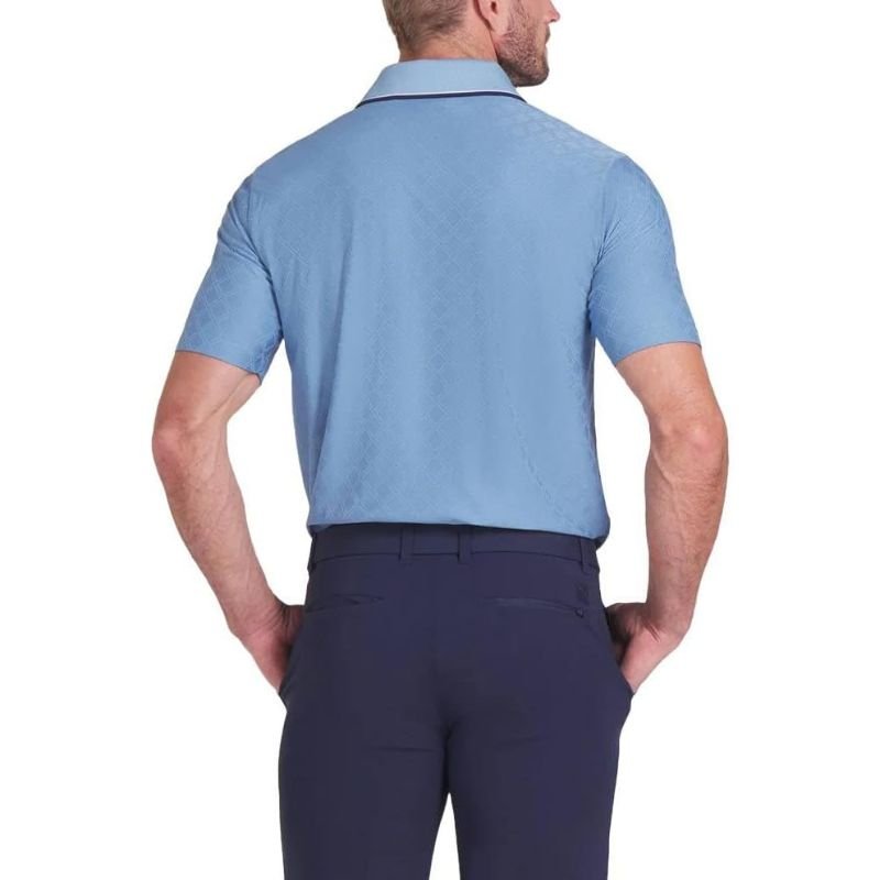 PUMA AP Tipped Jacquard Golf Polo