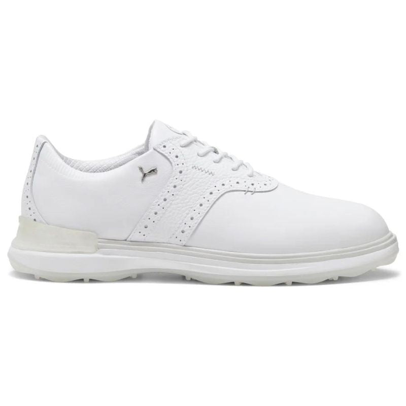 PUMA AVANT Spikeless Golf Shoes White Ash Gray Medium