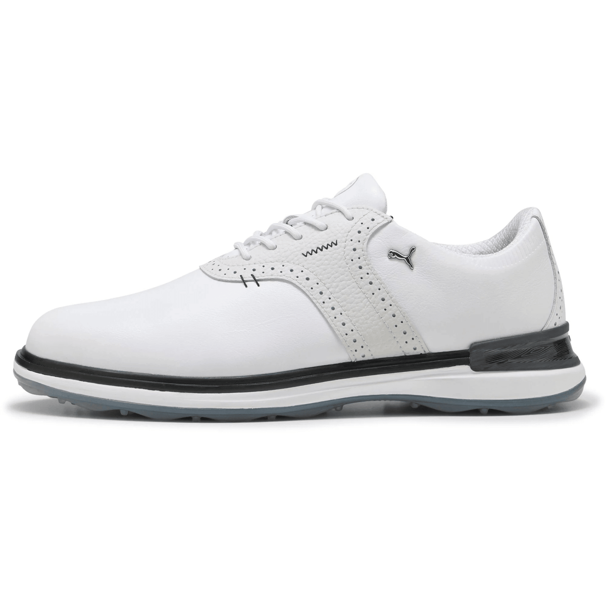 PUMA AVANT Spikeless Golf Shoes Puma White Ash Gray Puma Black Medium