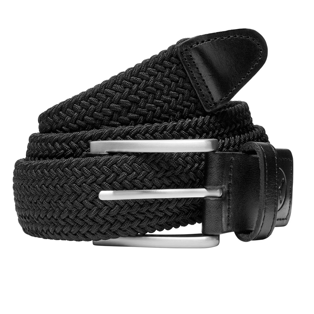 PUMA Braided Weave Belt Black