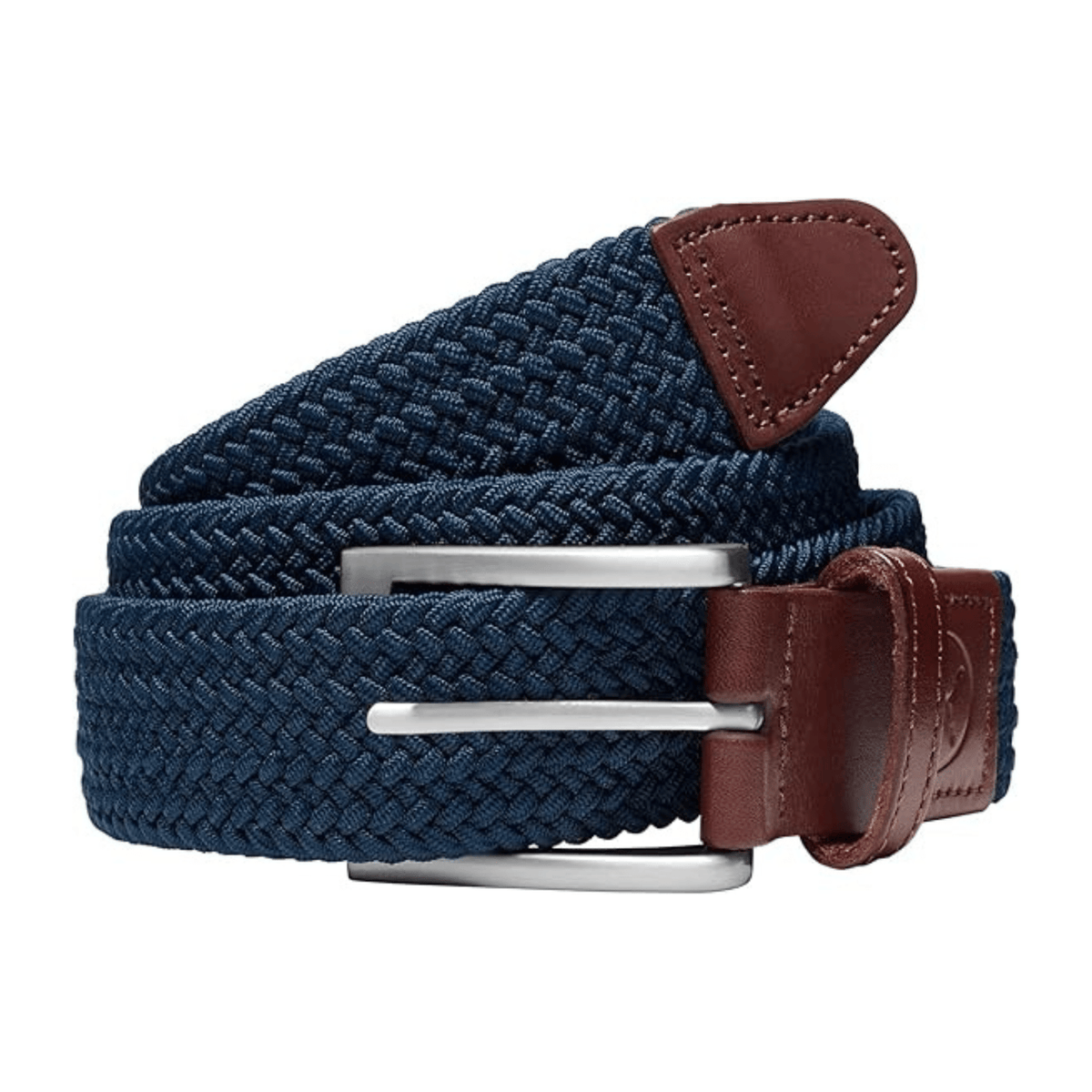 PUMA Braided Weave Belt Navy