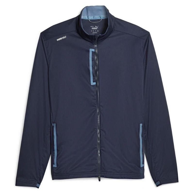 PUMA Channel Softshell Golf Jacket Navy Blazer Deep Dive