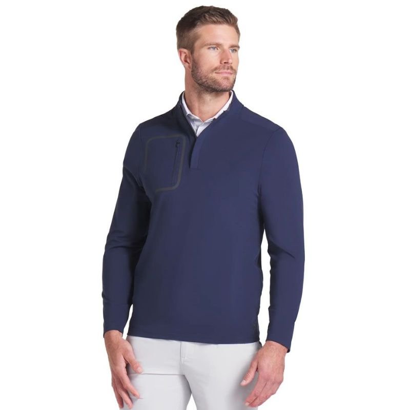 PUMA Cloudspun Tech 1/4 Zip Navy Blazer