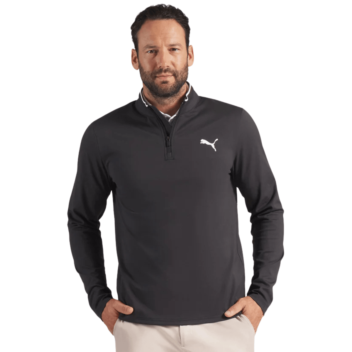 PUMA CLOUDSPUN Tech Tour Golf 1/4 Zip Puma Black