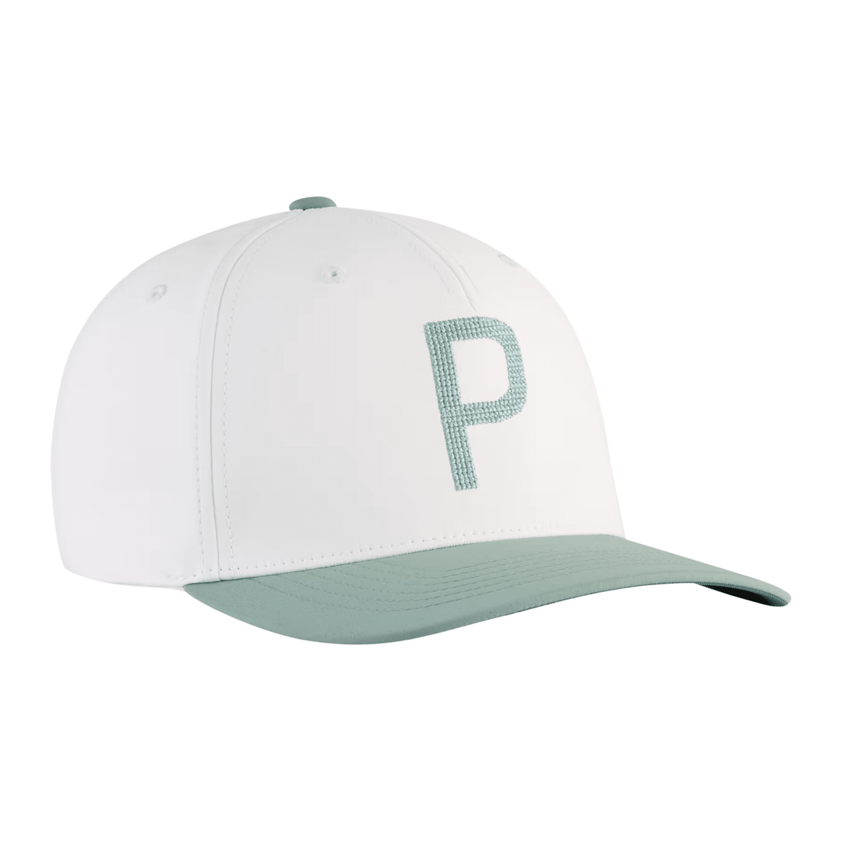 PUMA Crafted P Golf Cap Warm White Eucalyptus OSFA