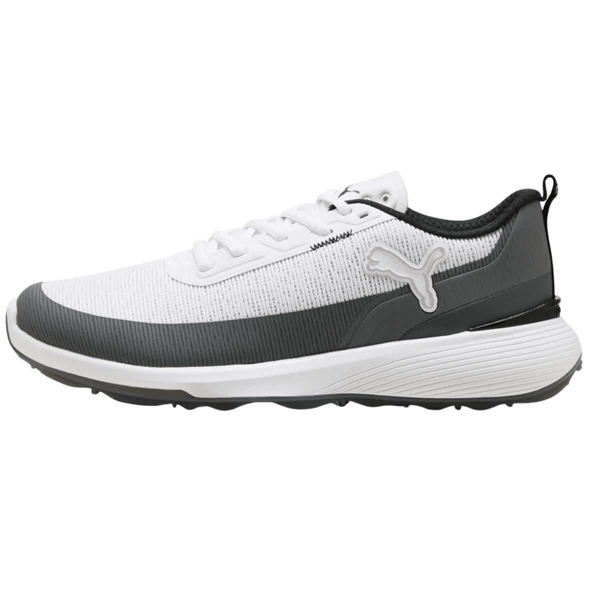 PUMA GRUVE SPORT Spikeless Golf Shoes Puma White Ash Gray Medium